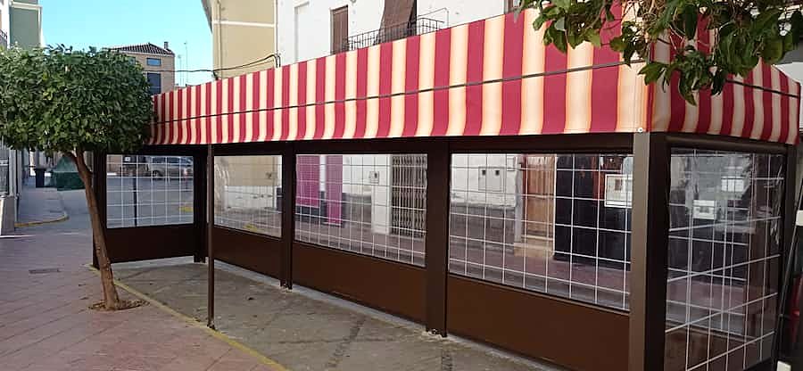 Trabajo de Toldos Valero en Valencia