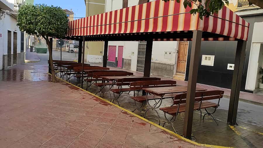 Trabajo de Toldos Valero en Valencia